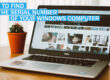 How To Find Serial Number Of Your Windows Computer