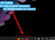 Windows10 Weather Widget