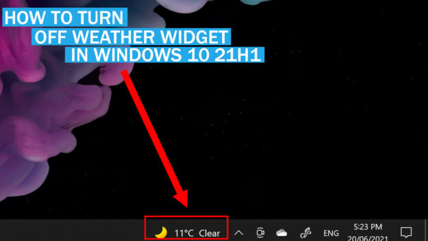 Windows10 Weather Widget